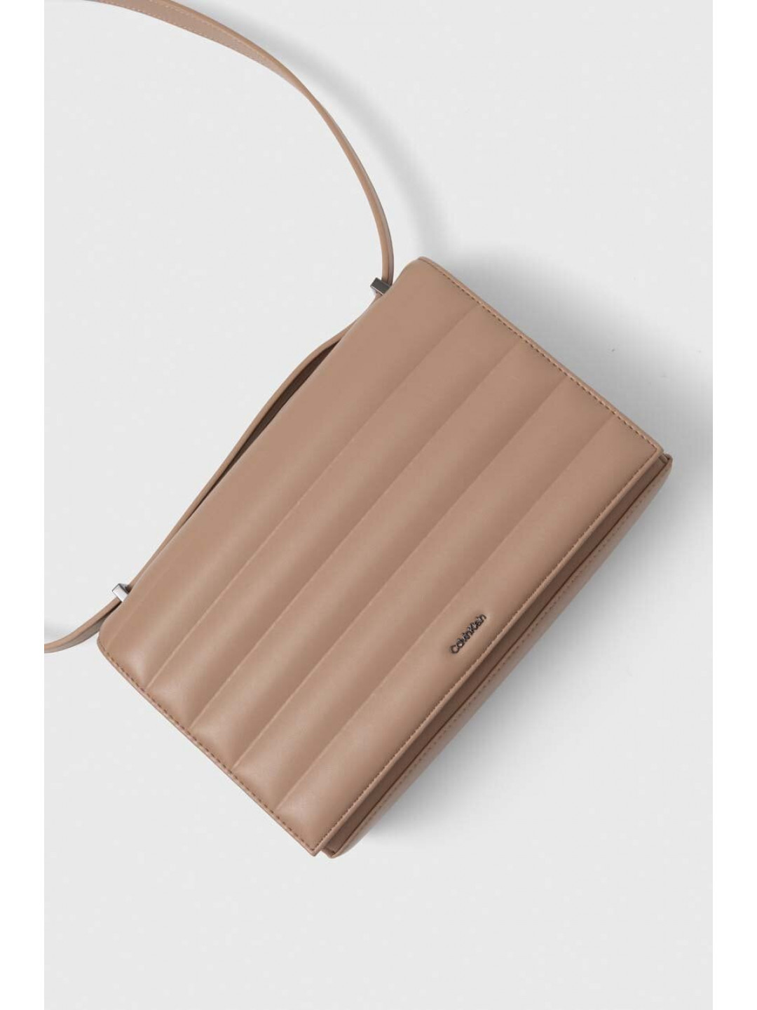 Kabelka Calvin Klein béžová barva K60K612117